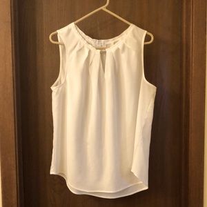 Sleeveless Cream top